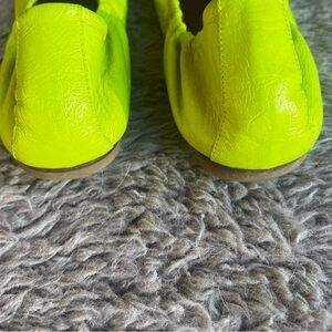 Bimba y Lola fluorescent ballet flats - leather - size 40 - GUC